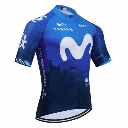 Cykeltrøje 2024 Movistar Team Blå